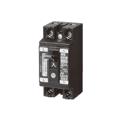 BJS3011N パナソニック 小形漏電ブレーカ AB型 30AF 2P1E 30A 10mA