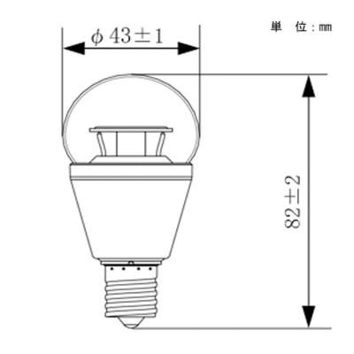 LDA5LE17CDW パナソニック LED電球 クリア電球タイプ 25W形相当 電球色