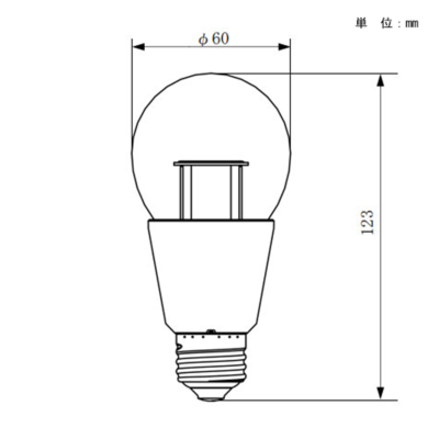 LDA7LCDW2 パナソニック LED電球 クリア電球タイプ 40W形相当 LDA7LCDW2 パナソニック LED電球 クリア電球タイプ 40W形相当