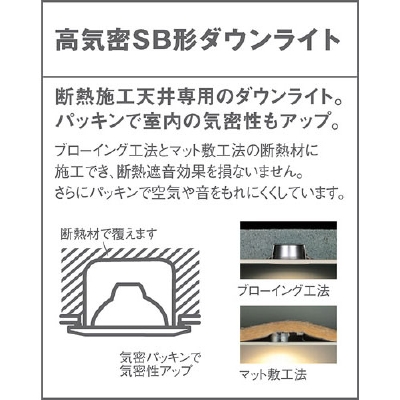 LSEB5613LE1 パナソニック ダウンライト LGD1201LLE1相当品 埋込穴Φ150
