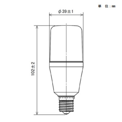 LDT6LGE17ST6 パナソニック LED電球 T形タイプ 60W形相当 電球色