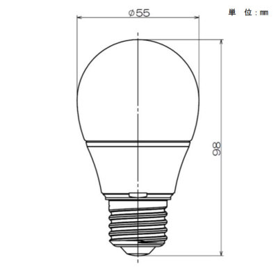 LDA5LDGSZ4A1K パナソニック LED電球 一般電球形 40W形相当 電球色