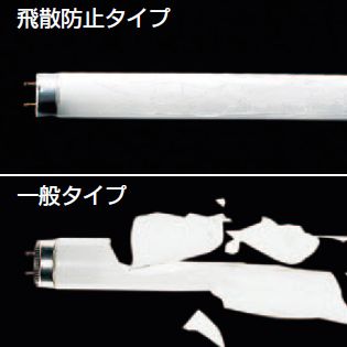 TRUSCO まとめ買い 蛍光灯飛散防止チューブ 20形(10本) HBTFLR2010P