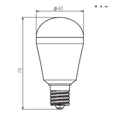 LDA7LHE17S6A1K パナソニック LED電球 小形電球タイプ 60W形相当 電球