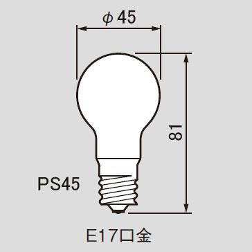 KR100110V90WW 大井川電機 ミニクリプトン電球 100W形 ホワイト 口金