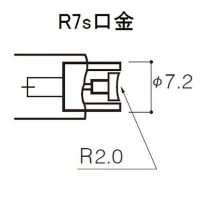 J110V150W パナソニック 両口金形ハロゲン電球 110V 150W クリア 口金