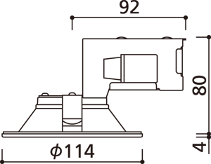 OD261907R オーデリック ダウンライト 埋込穴Φ100 白熱灯器具100W相当