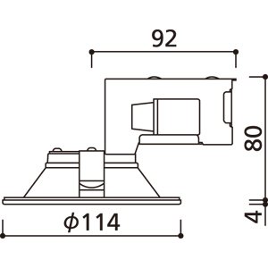 OD261887R オーデリック ダウンライト 埋込穴Φ100 白熱灯器具100W相当