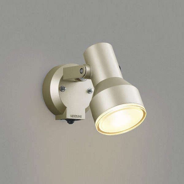 AU45241L コイズミ照明 LEDエクステリアライトスポットライト 人感センサ付 LEDビームランプ150W相当 電球色 ウォームシルバー - 1
