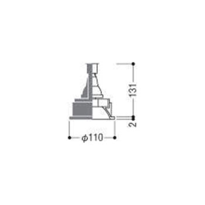 AD92073L コイズミ照明 ダウンライト ランプ別売 埋込穴Φ100 AD92073L コイズミ照明 ダウンライト ランプ別売 埋込穴Φ100