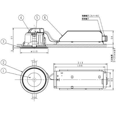 AD1009W27 コイズミ照明 ダウンライト 埋込穴Φ100 FHT32W相当 電球色 調光可能 4906460640892 あかり電材