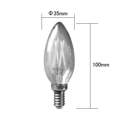 LDC4LE12C27SD STE LED電球 シャンデリア電球タイプ 25W形相当 電球色