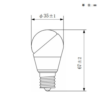 LDA6DE17BH パナソニック LED電球 小形電球形 40W形相当 昼光色 口金