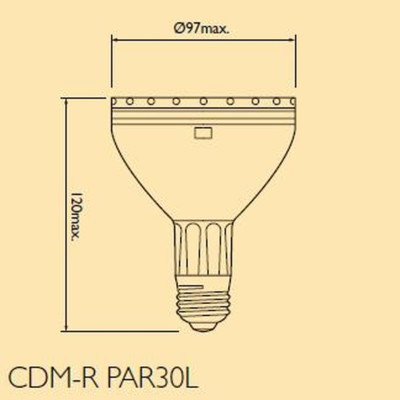 CDMR70W830PAR30L40° フィリップス 高効率セラミックメタルハライド 